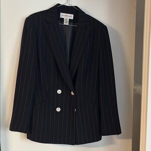 Jones New York Suit Navy Pinstripe Blazer